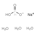 sodium hydrogen phosphite 2.5 water结构式
