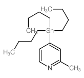 tributyl-(2-methylpyridin-4-yl)stannane Structure