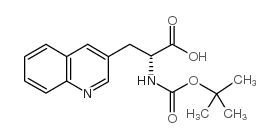 boc-3-(3'-quinolyl)-d-alanine Structure