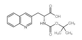 boc-3-(3'-quinolyl)-d-alanine structure