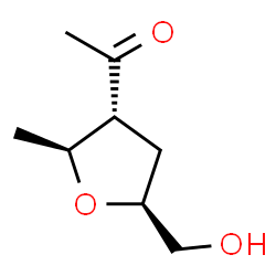 Ethanone, 1-[tetrahydro-5-(hydroxymethyl)-2-methyl-3-furanyl]-, [2S- structure