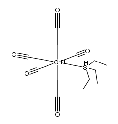 [Cr(CO)5(η2-HSiEt3)] Structure
