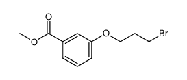 Methyl 3-(3-bromopropoxy)benzoate结构式