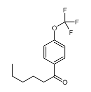 1-[4-(trifluoromethoxy)phenyl]hexan-1-one结构式