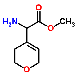 Methyl amino(3,6-dihydro-2H-pyran-4-yl)acetate structure