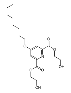 bis(2-hydroxyethyl) 4-octoxypyridine-2,6-dicarboxylate Structure