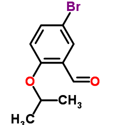 5-溴-2-(1-甲基乙氧基)苯甲醛结构式