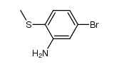 2-amino-4-bromophenyl methyl sulphide structure