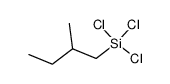 trichloro(2-methylbutyl)silane structure