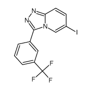 6-iodo-3-(3-(trifluoromethyl)phenyl)-[1,2,4]triazolo[4,3-a]pyridine Structure