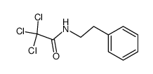 ACETAMIDE, 2,2,2-TRICHLORO-N-(2-PHENYLETHYL)-结构式