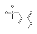 methyl 2-(methylsulfonylmethyl)prop-2-enoate结构式