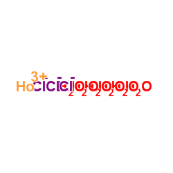 Holmium(III) chloride hexahydrate Structure