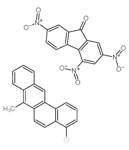 4-chloro-7-methylbenzo[a]anthracene,2,4,7-trinitrofluoren-9-one Structure
