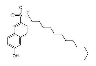 N-dodecyl-6-hydroxynaphthalene-2-sulfonamide Structure