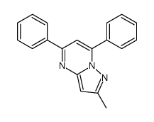 2-methyl-5,7-diphenylpyrazolo[1,5-a]pyrimidine Structure