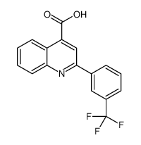 2-[3-(trifluoromethyl)phenyl]quinoline-4-carboxylic acid Structure