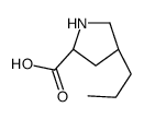 Proline, 4-propyl- (6CI,7CI,8CI)结构式
