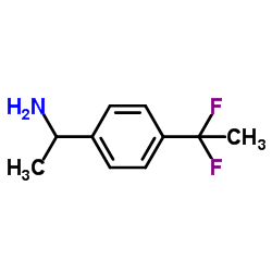 1-[4-(1,1-Difluoroethyl)phenyl]ethanamine Structure
