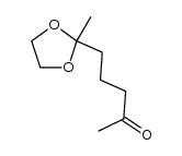 5-(2-methyl-1,3-dioxolan-2-yl)-2-pentanone Structure