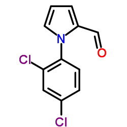 1-(2,4-Dichlorophenyl)-1H-pyrrole-2-carbaldehyde结构式