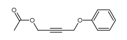 acetic acid-(4-phenoxy-but-2-ynyl ester) Structure