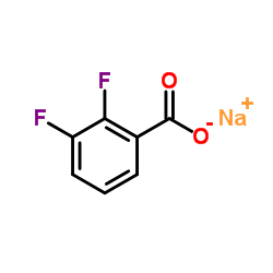 Sodium 2,3-difluorobenzoate结构式