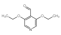 3,5-DIETHOXYISONICOTINALDEHYDE structure