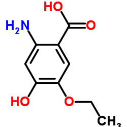 Benzoic acid, 2-amino-5-ethoxy-4-hydroxy- (9CI) picture