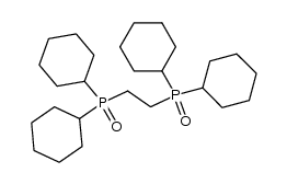 ethane-1,2-diylbis(dicyclohexylphosphine oxide)结构式