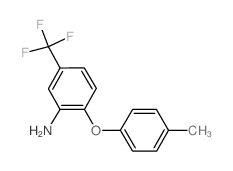 2-(4-Methylphenoxy)-5-(trifluoromethyl)aniline Structure