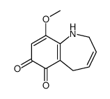 (9ci)-2,5-二氢-9-甲氧基-1H-1-苯氮杂卓-6,7-二酮结构式