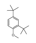 2,4-DI-TERT-BUTYL-1-METHOXYBENZENE structure