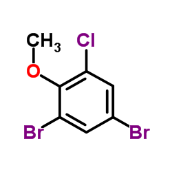 4,6-Dibromo-2-chloroanisole structure