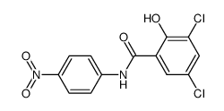 3,5-dichloro-2-hydroxy-benzoic acid-(4-nitro-anilide) Structure