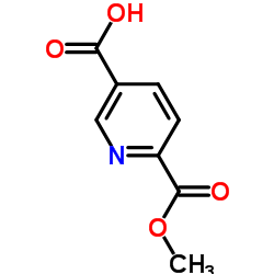 6-(Methoxycarbonyl)nicotinic acid structure
