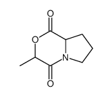 1H-Pyrrolo[2,1-c][1,4]oxazine-1,4(3H)-dione,tetrahydro-3-methyl-(9CI) Structure