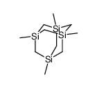 1,3,5,7-Tetramethyl-1,3,5,7-tetrasilaadamantane结构式