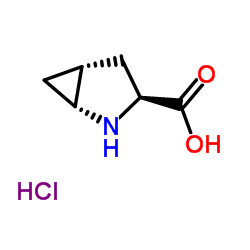 (1R,3S,5R)-2-azabicyclo[3.1.0]hexane-3-carboxylic acid hydrochloride structure