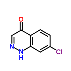 7-Chloro-4(1H)-cinnolinone结构式