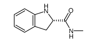 1H-Indole-2-carboxamide,2,3-dihydro-N-methyl-,(S)-(9CI) structure