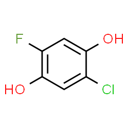 1,4-Benzenediol,2-chloro-5-fluoro- structure