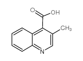 3-甲基喹啉-4-羧酸结构式