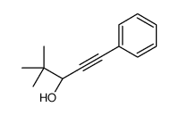 (3S)-4,4-dimethyl-1-phenylpent-1-yn-3-ol结构式