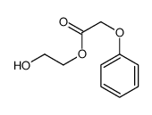 2-hydroxyethyl phenoxyacetate Structure