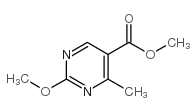 methyl-2-methoxy-4-methylpyrimidine-5-carboxylate structure