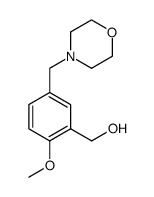 (2-Methoxy-5-morpholin-4-ylmethyl-phenyl)-methanol结构式