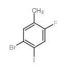 5-Bromo-2-fluoro-4-iodotoluene structure