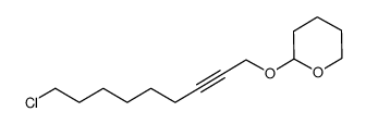 1-tetrahydropyranyloxy-9-chloro-2-nonyne Structure