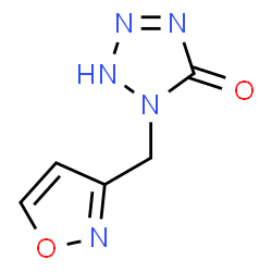 5H-Tetrazol-5-one,1,2-dihydro-1-(3-isoxazolylmethyl)-(9CI) Structure